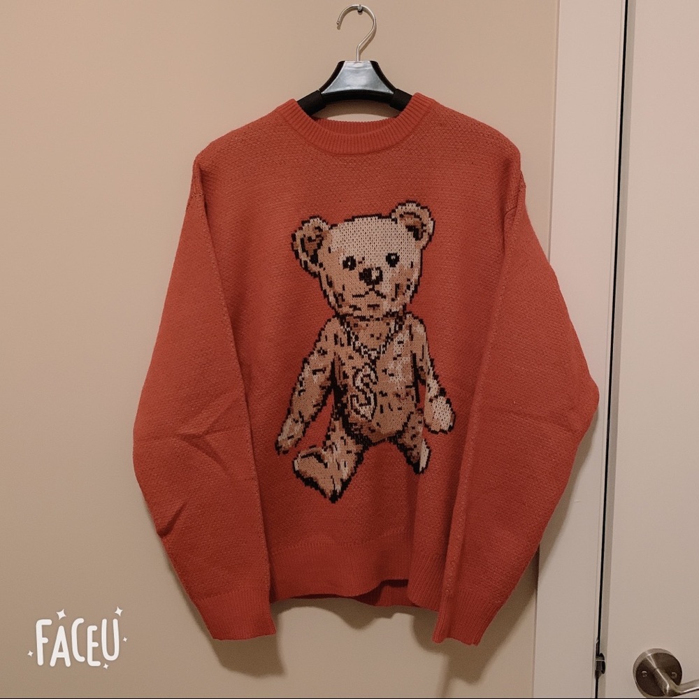 Joyrich Rock Teddy Sweater Red
